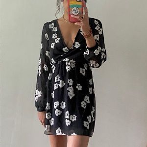 NEVER WORN Express floral print dress